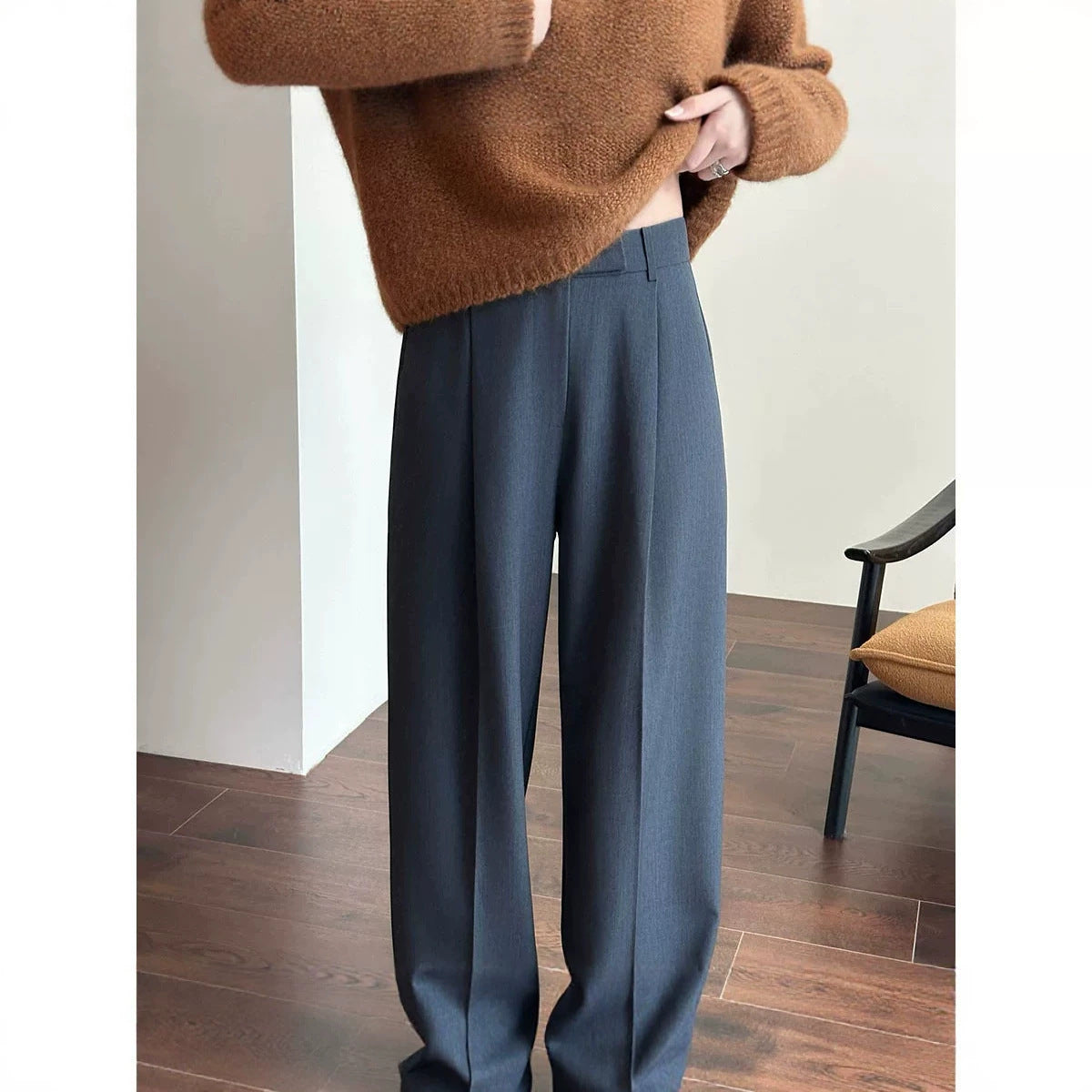 Ladies Elegant and Comfortable Wide Trousers Drune