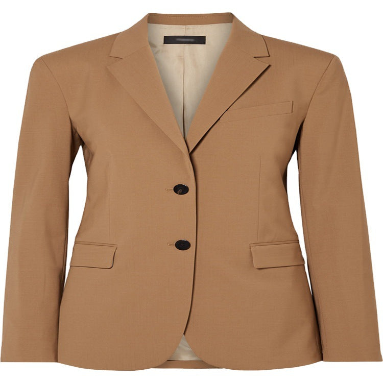 Women Tailored Two-Piece Blazer-Pant Suit in Slim Tailoring Chichicherry