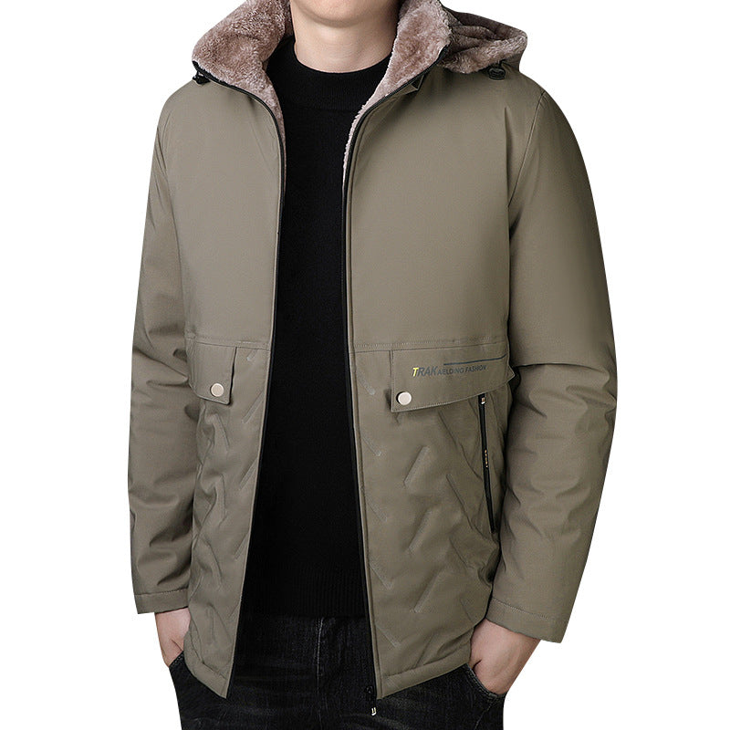 Men's Thermal Parka with Teddy Lining and Hood Chichicherry