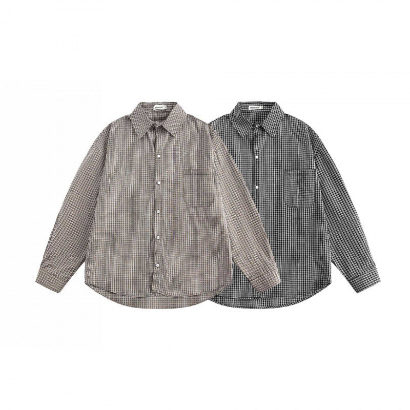[Unisex Oversize Shirt Jacket in Boxy Cut with Chest Pocket Chichicherry] Chichicherry