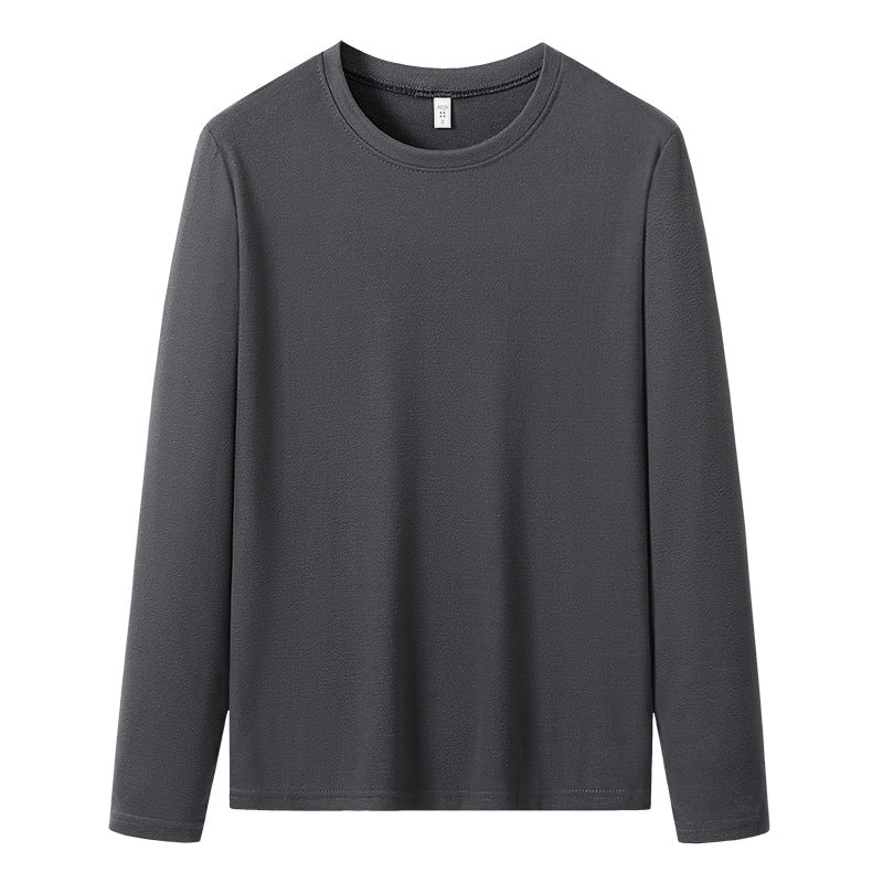 Men's Long-Sleeved Crew Neck Basic Sweatshirt made of Soft Cotton Blend Chichicherry
