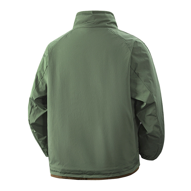 Men's utility blouson with quilted thermo lining and flap pockets Chichicherry