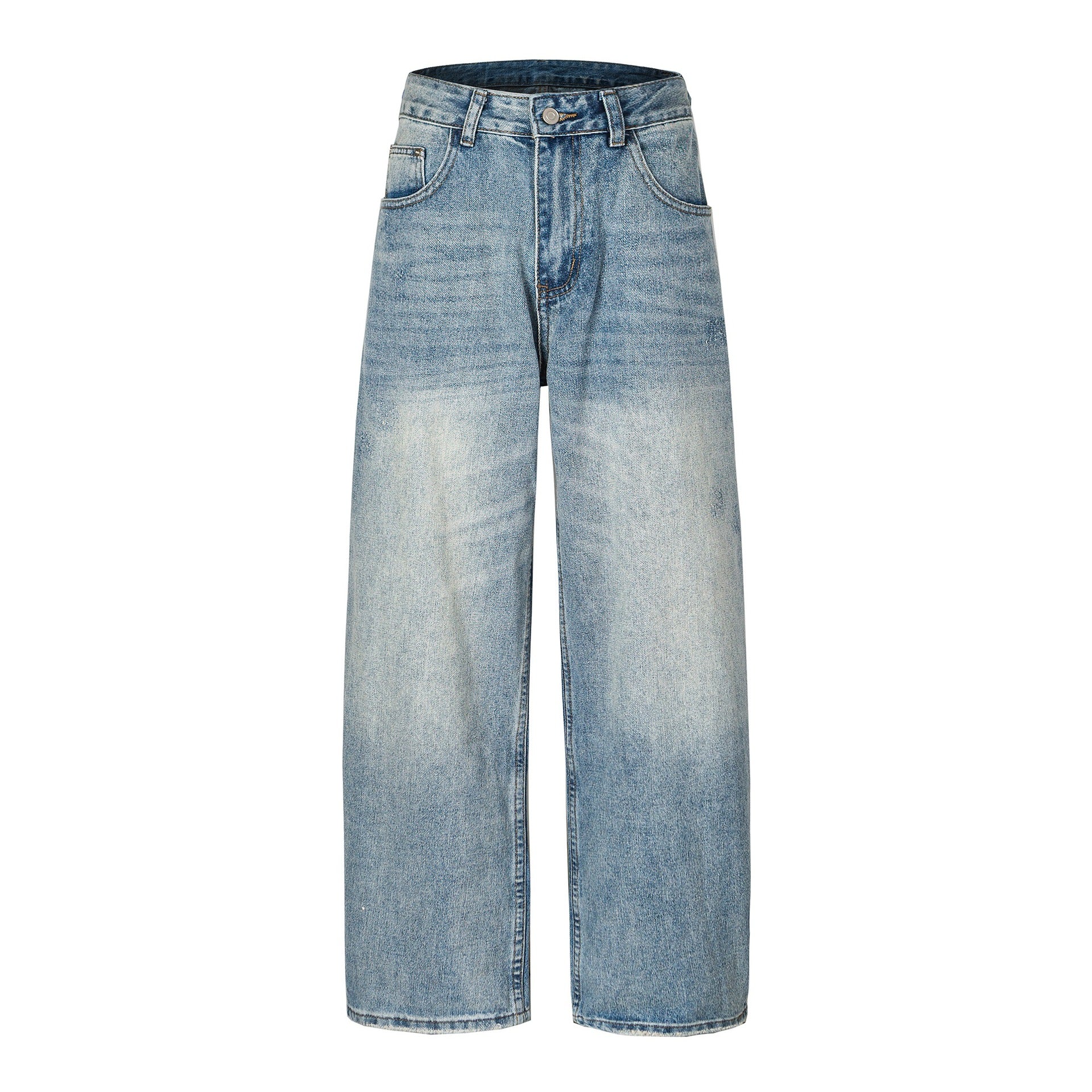 Women's denim culotte with high waistband, wide leg and used wash Chichicherry