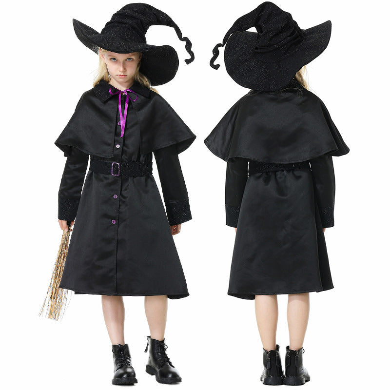 Men's magician costume with detailed symbols and elegant cape Chichicherry