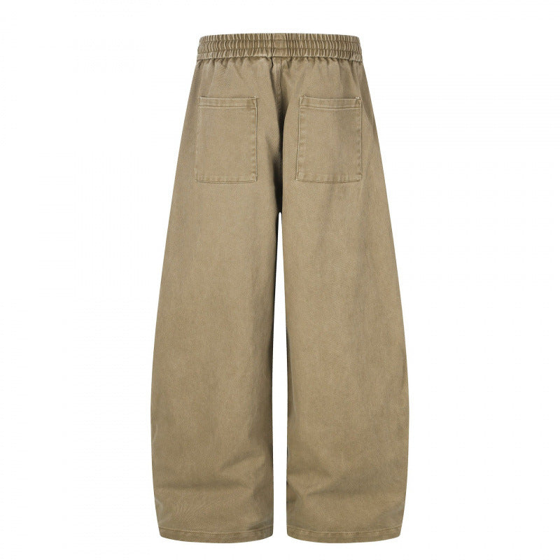 Unisex Wide Cut Lounge Pants with Drawstring and Extra Wide Leg Chichicherry
