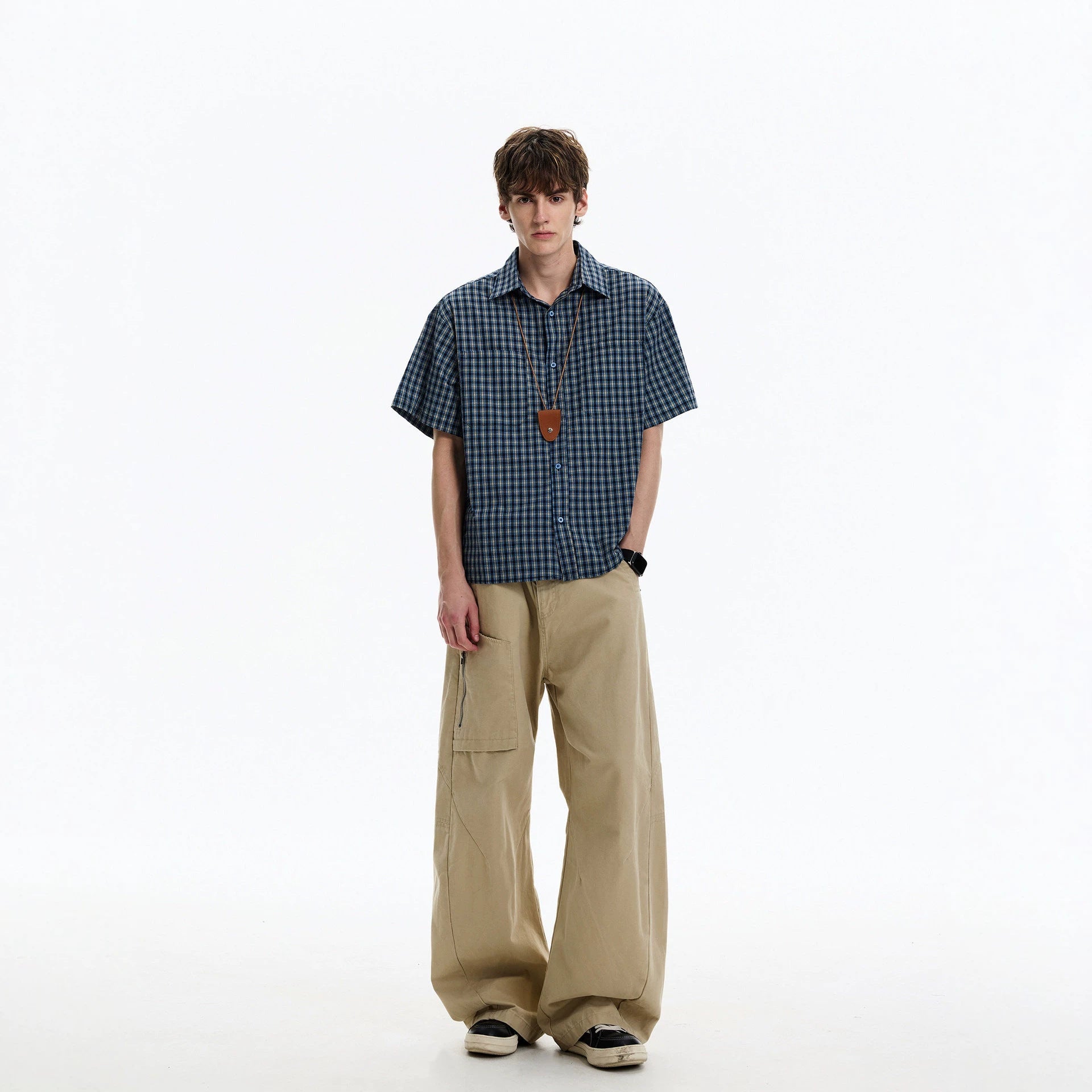 Men's Loose-Fitting Utility Pants Chichicherry