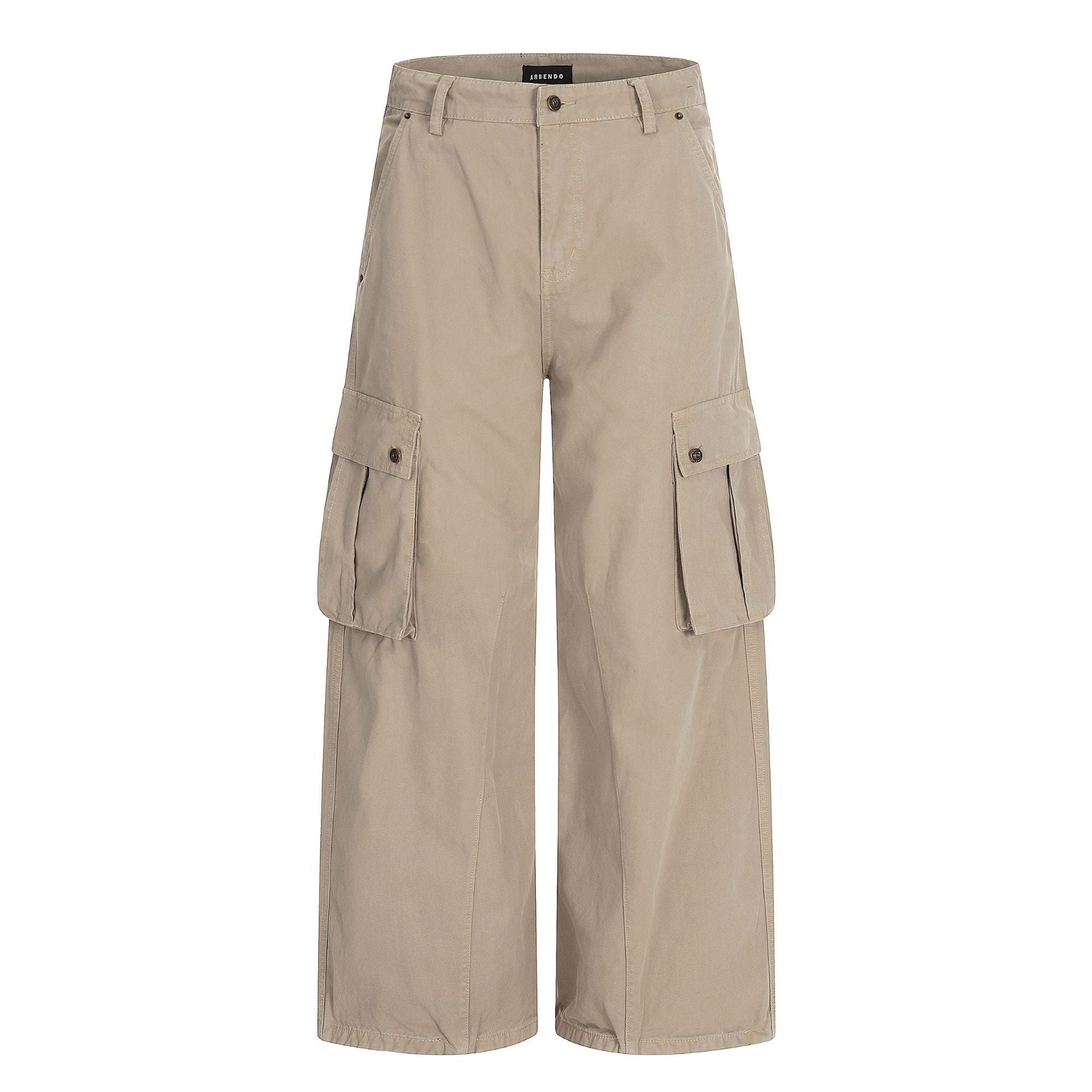 Women Wide Cargo Culotte Shorts with Patch Pockets Chichicherry
