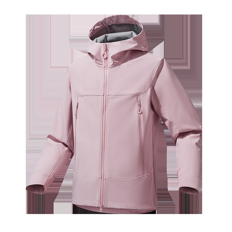 Men's Softshell Hoodie with Stretch, wind and water-repellent membrane and two-way zipper Chichicherry