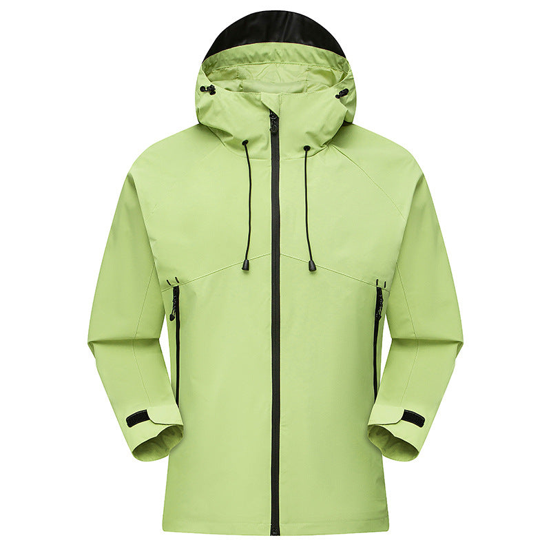Men's Waterproof High-Visibility Shell Parka with Breathable Membrane, Adjustable Hood and Ventilation Chichicherry