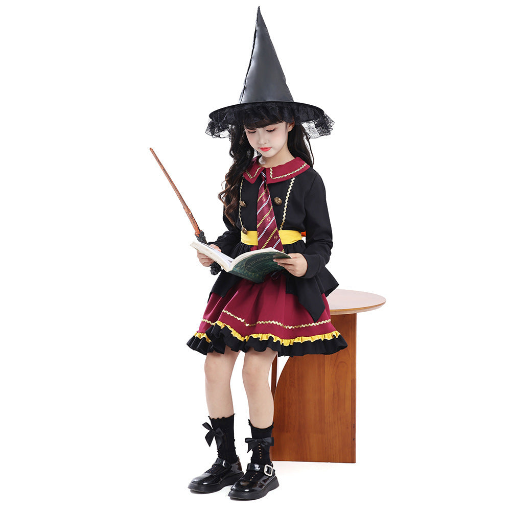 Women's Witch Costume with Colorful Accents Chichicherry