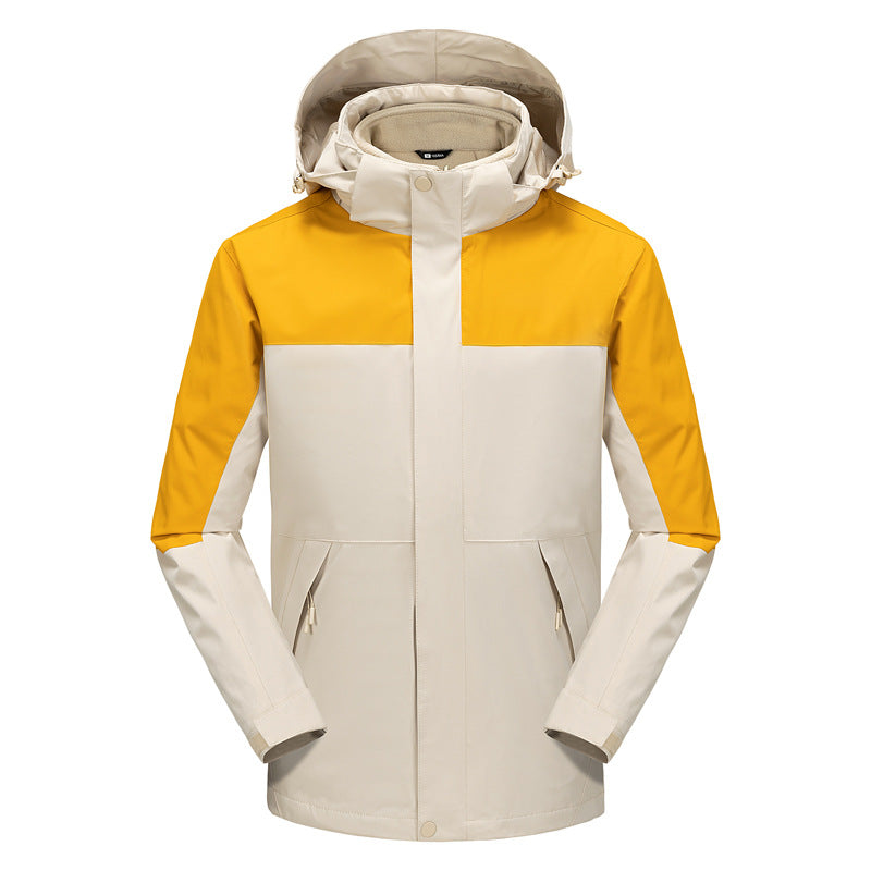 Men's Urban Softshell Outdoor Jacket with high-closing collar, welded membrane, and concealed zippers Chichicherry