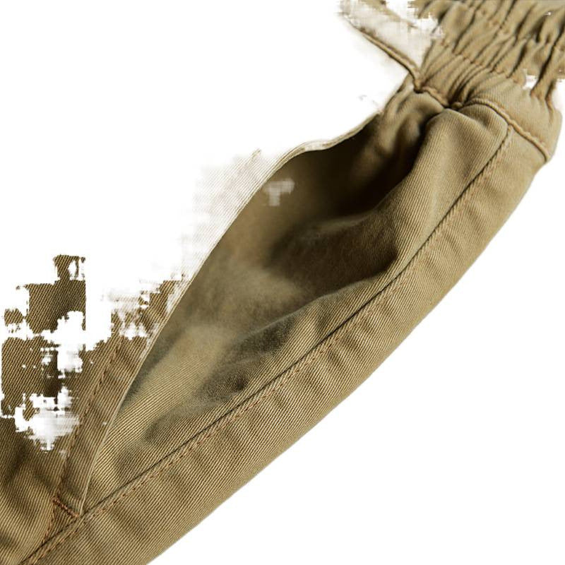 Herren Cargohose mit tapered Bein, elastischem Bund und verstärkten Knieeinsätzen Chichicherry