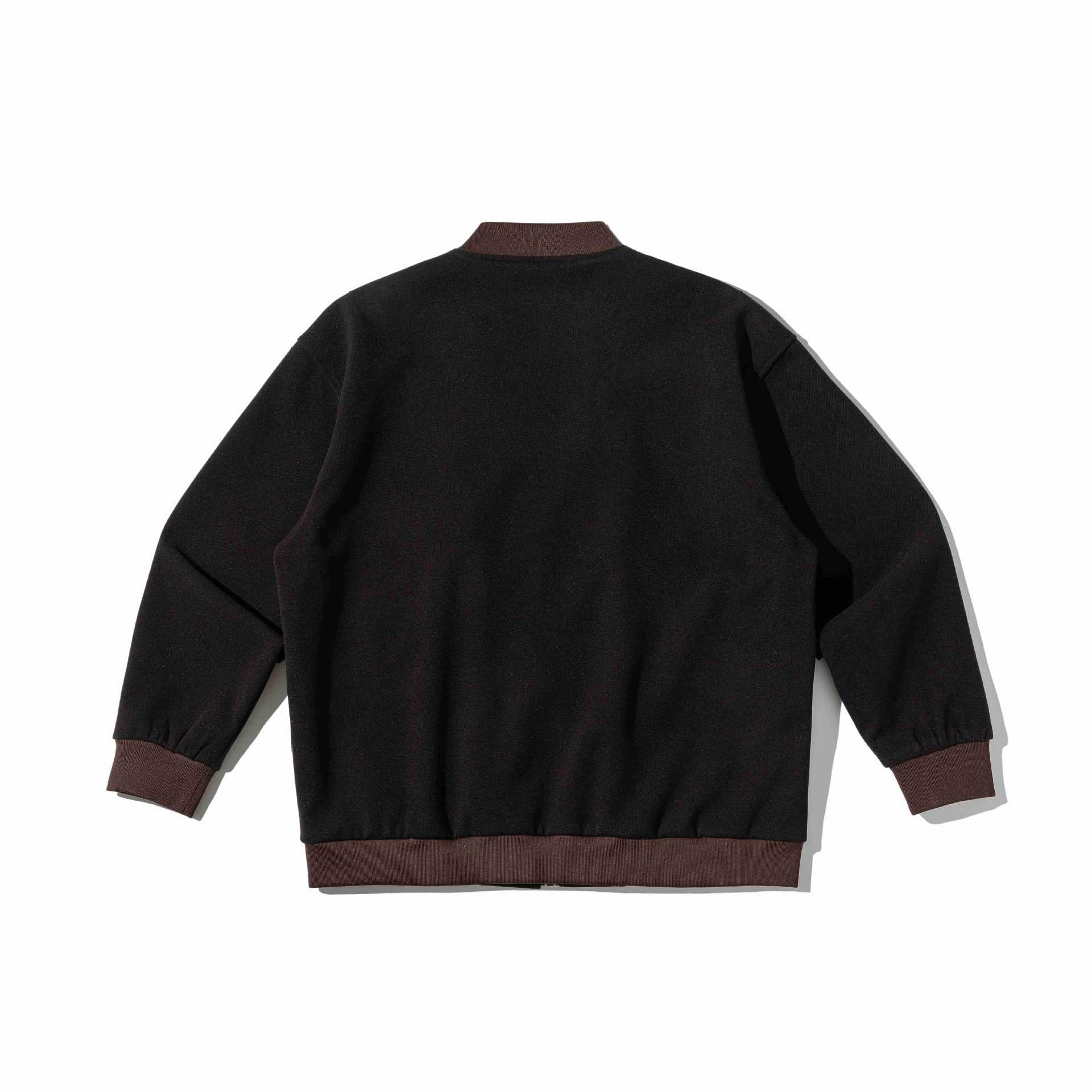 Men's short-cut utility bomber jacket with flap pockets and double chest zip Chichicherry
