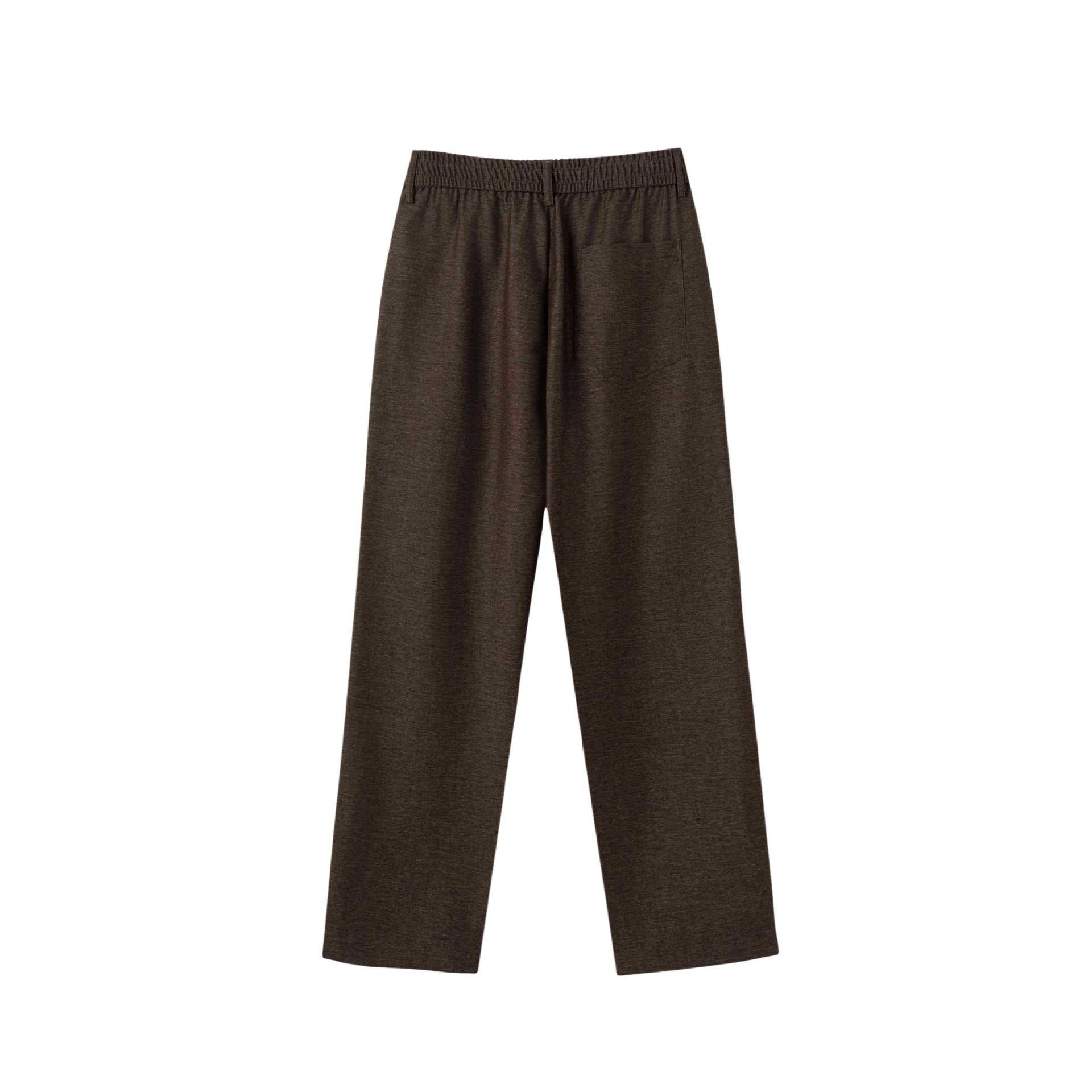 Women High-waisted wide pleated trousers with elastic back Chichicherry