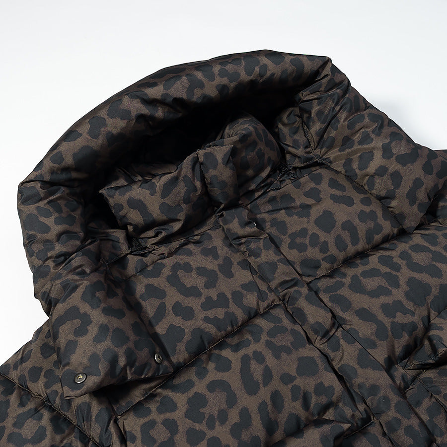 Women's Oversize Quilted Puffer Jacket with High Hood and Patch Pockets Chichicherry
