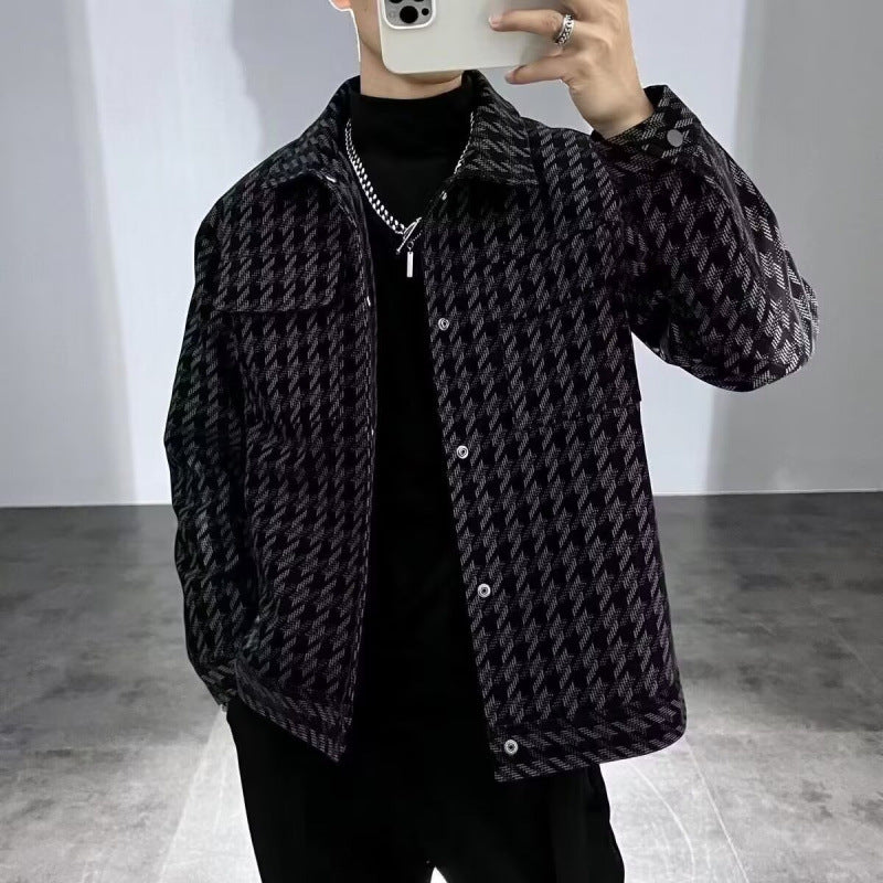Herren Leichte Funktionsjacke mit Kapuze, wasserabweisender Mikro-Finish und Multifunktions-Taschen Chichicherry