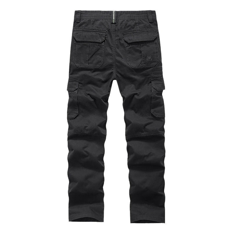 Men's robustly cut cargo pants with reinforced knees and multiple pockets Chichicherry