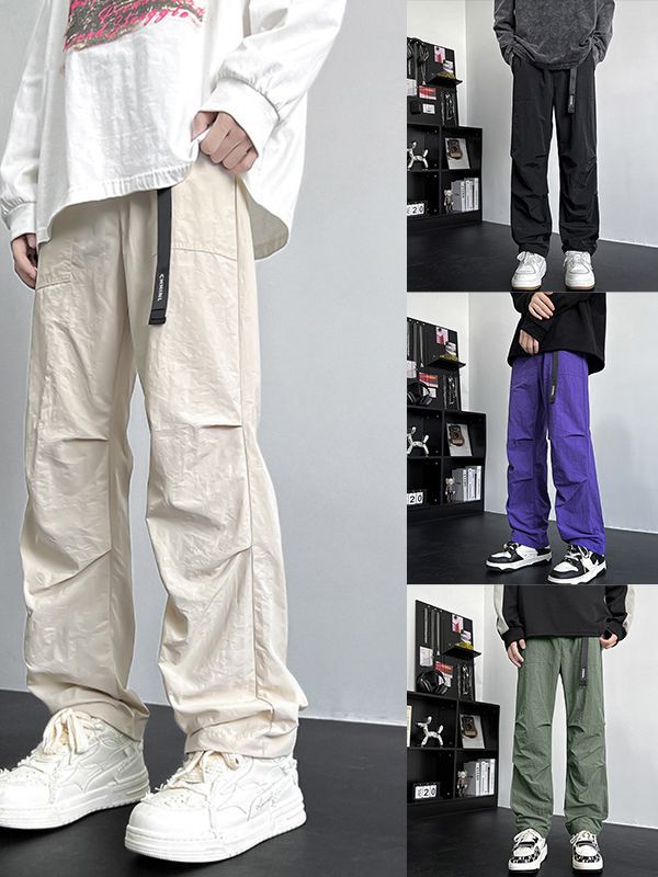 Men's Loose Utility Cargo Pants Chichicherry