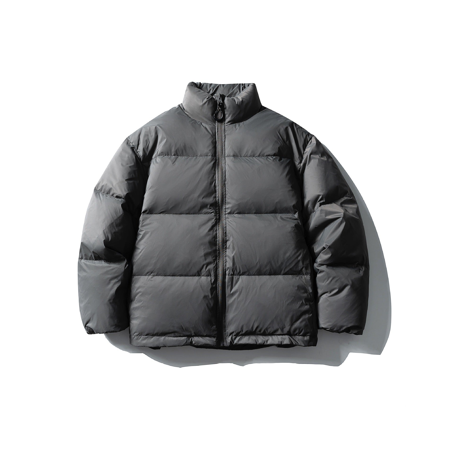 Unisex Boxy-padded short jacket with high stand-up collar and water-repellent shell Chichicherry