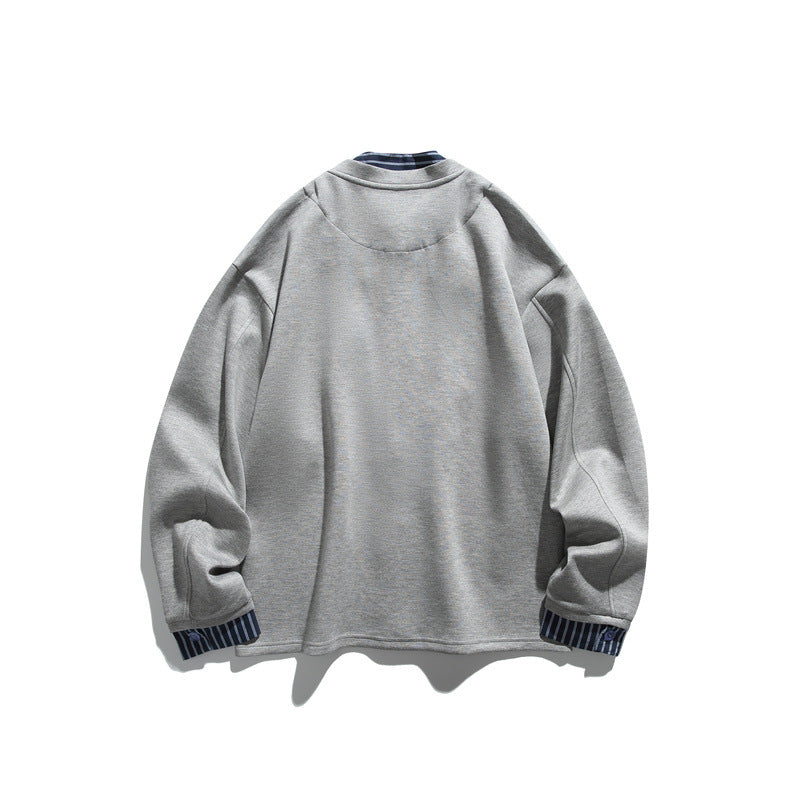 Men's two-layer transitional jacket with integrated shirt insert Chichicherry