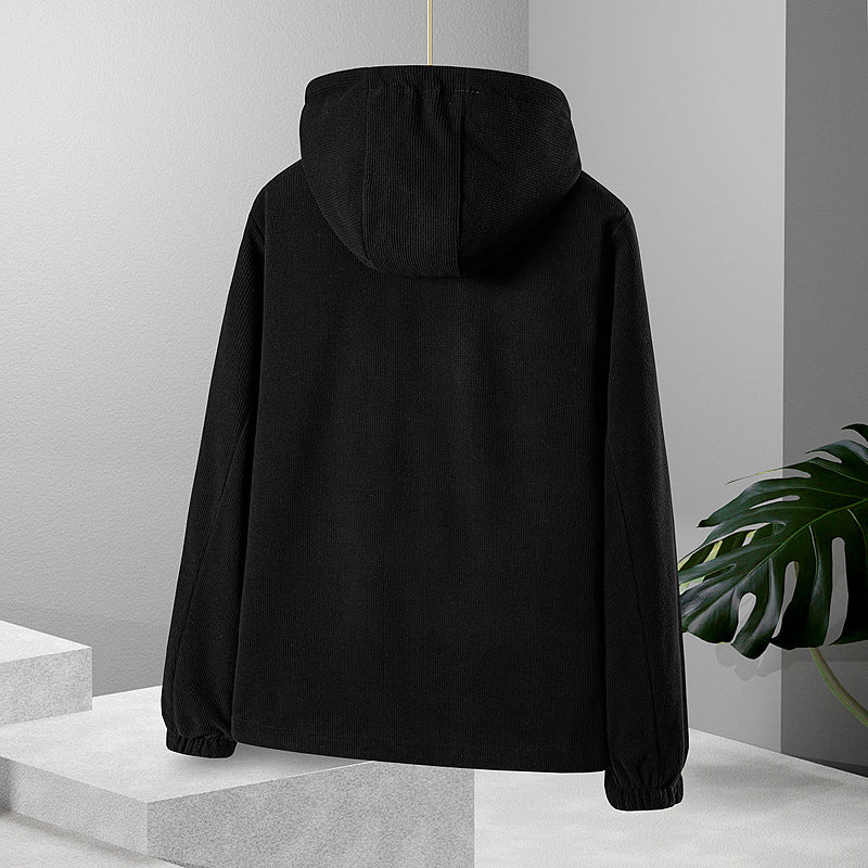 Women's lightweight waterproof softshell jacket with hood and chest zipper pocket Chichicherry