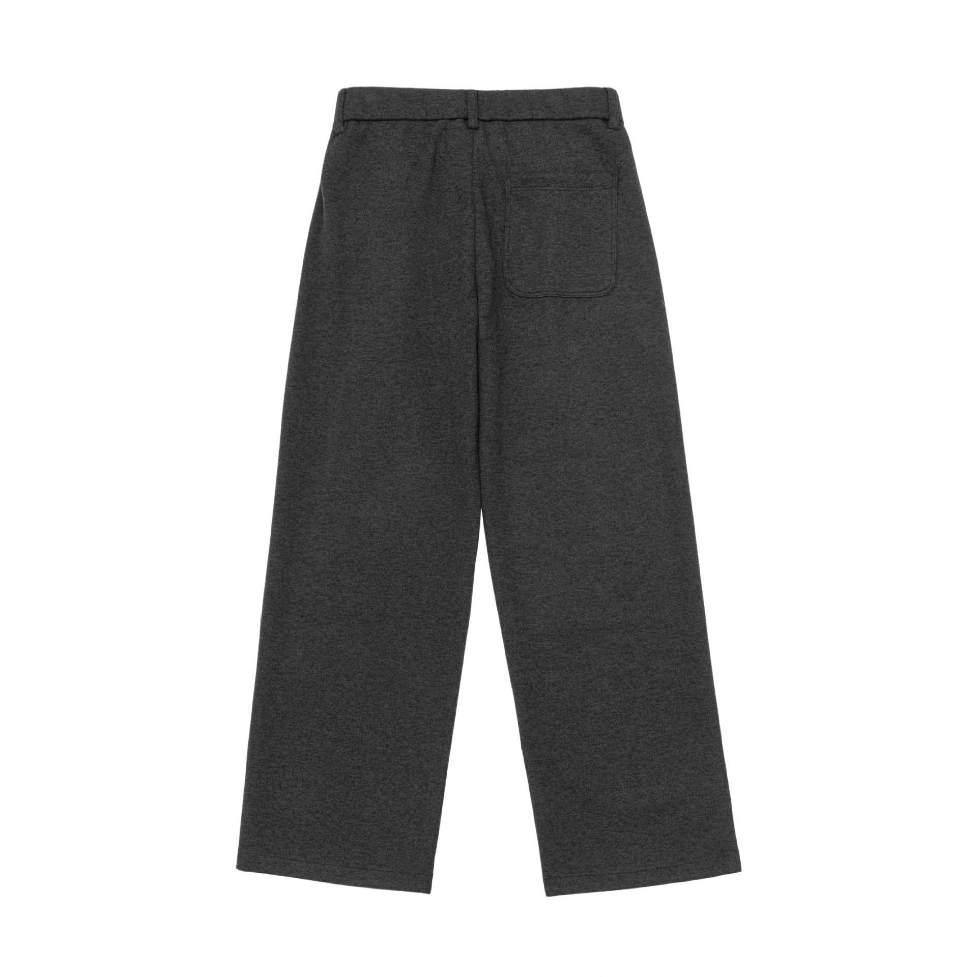 Women's high-waisted wide jersey pants with pleats and side pockets Chichicherry