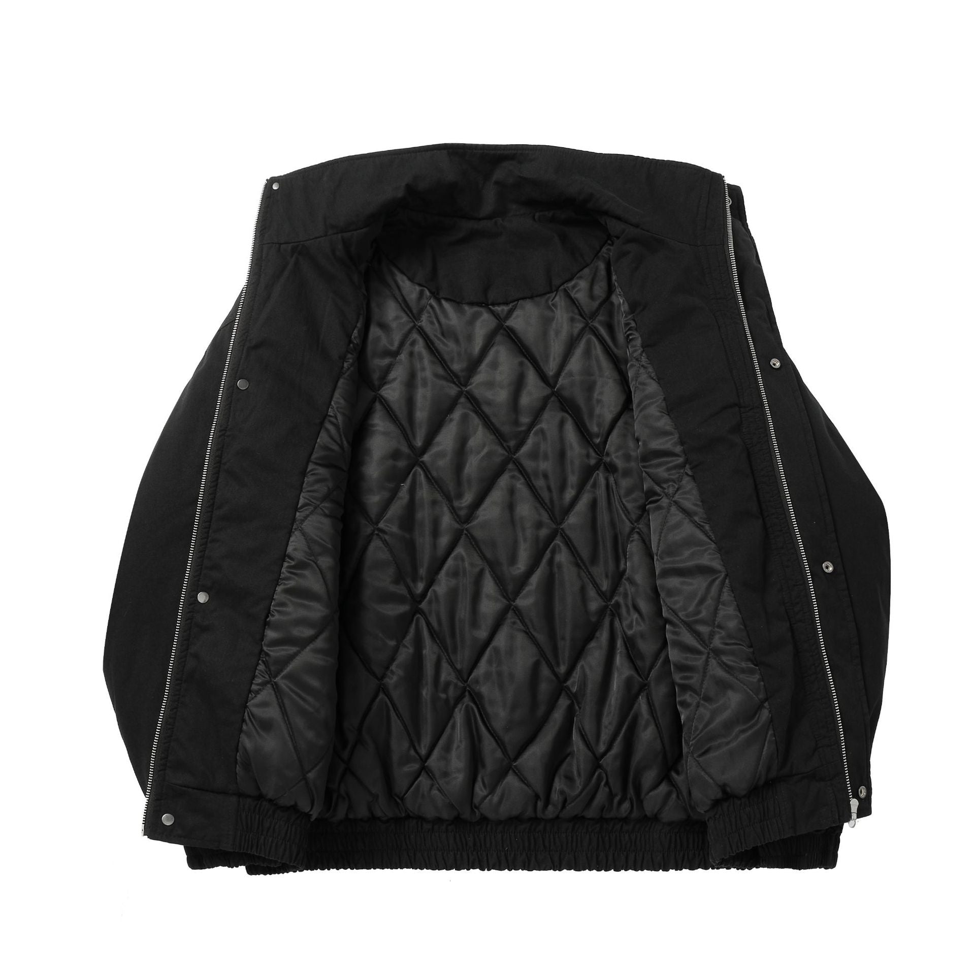 Unisex Boxy Field Jacket with high standing collar and utility pockets Chichicherry