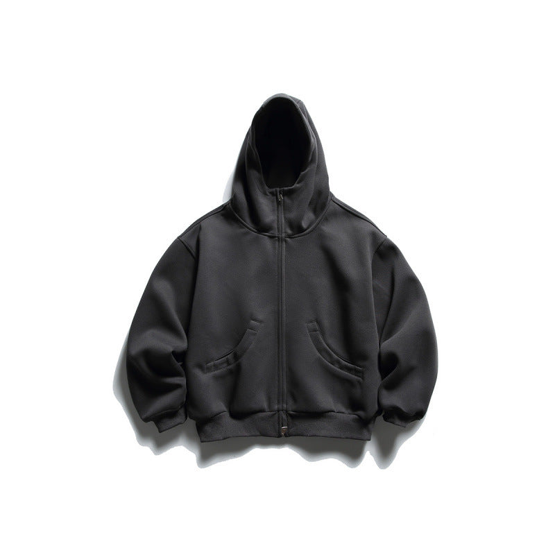 Unisex Oversize Zip-Hoodie with high collar and kangaroo pockets Chichicherry