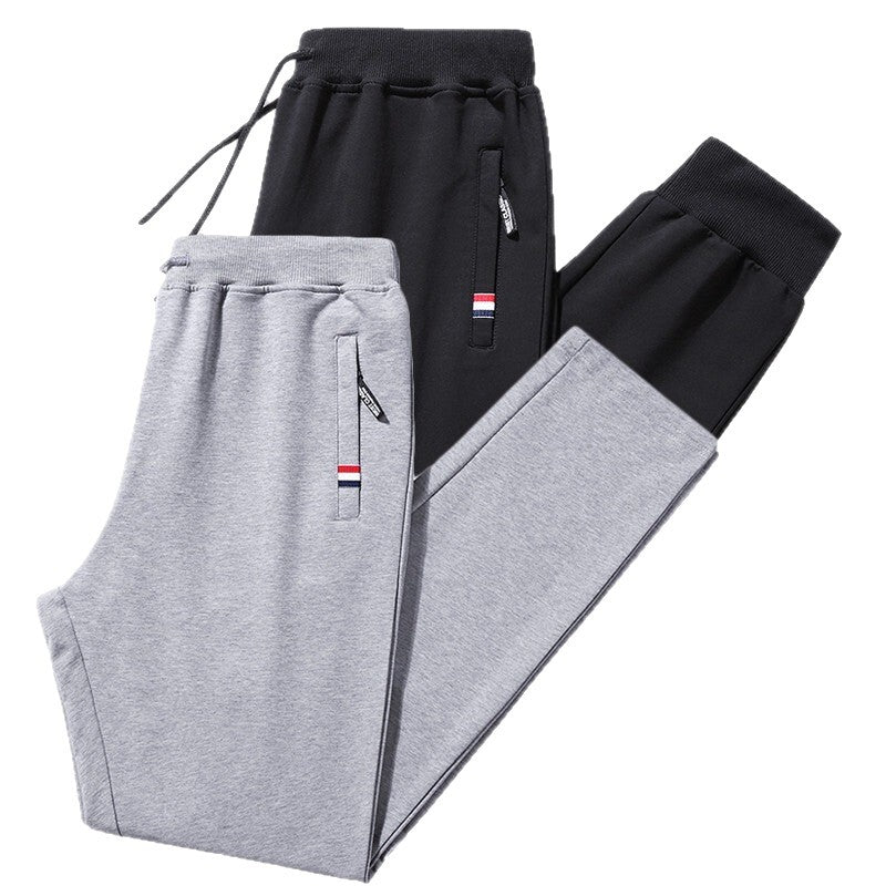 Men's tapered joggers with drawstring, zip pocket & ribbed cuffs Chichicherry