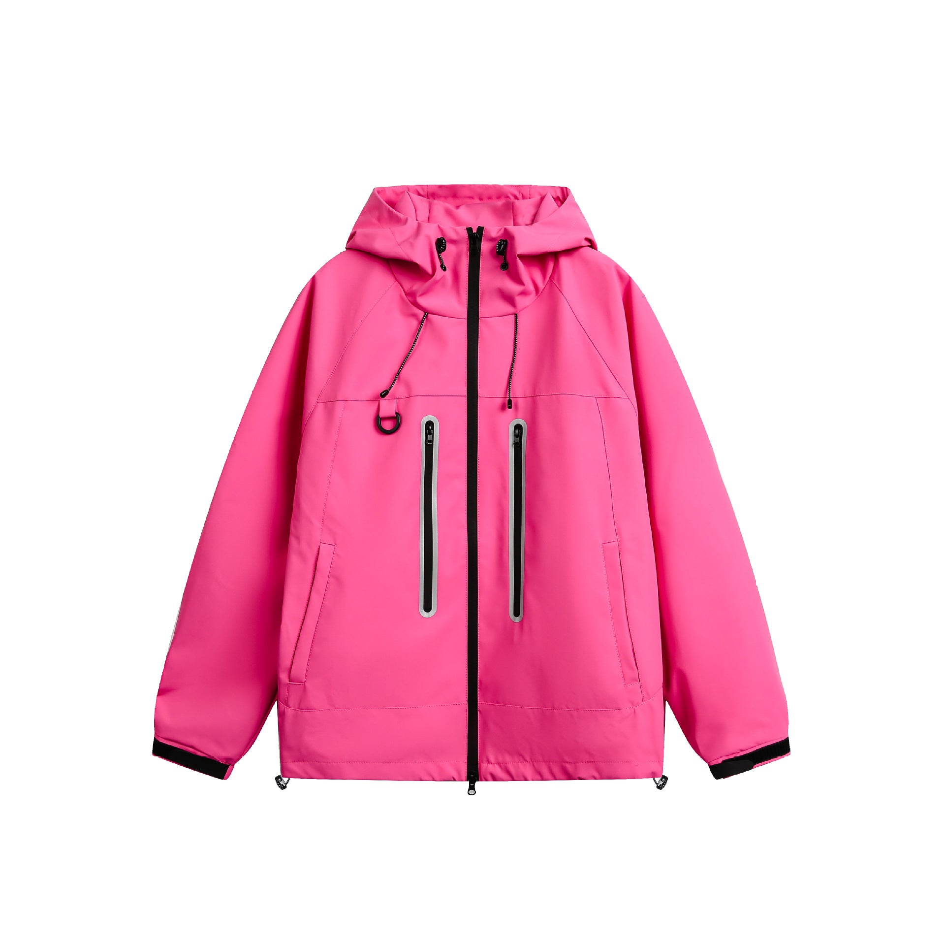 Women's Waterproof Parka Jacket with Hood and Sealed Zippers Chichicherry
