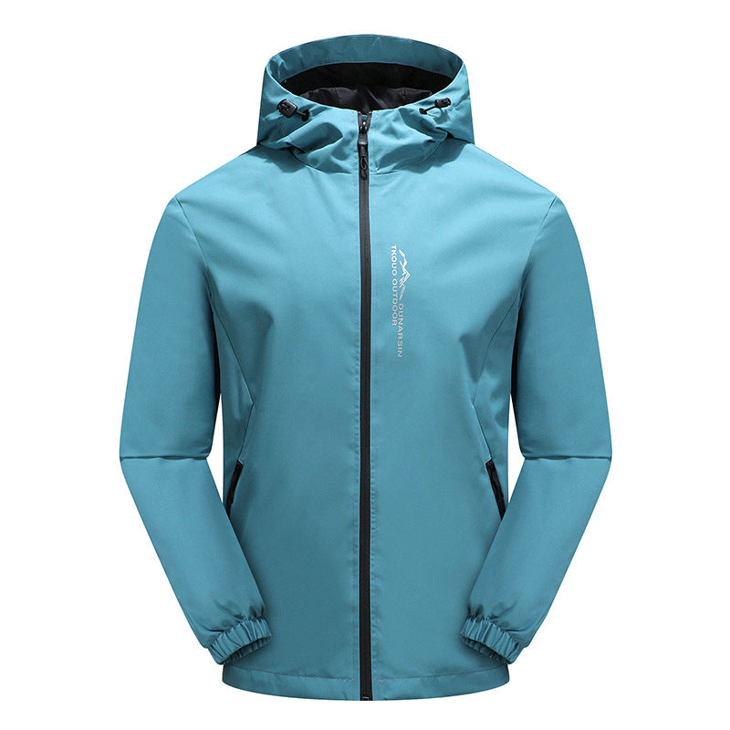 Men's Ultralight Rain Jacket with Hood, Water-Repellent Membrane and Taped Seams Chichicherry