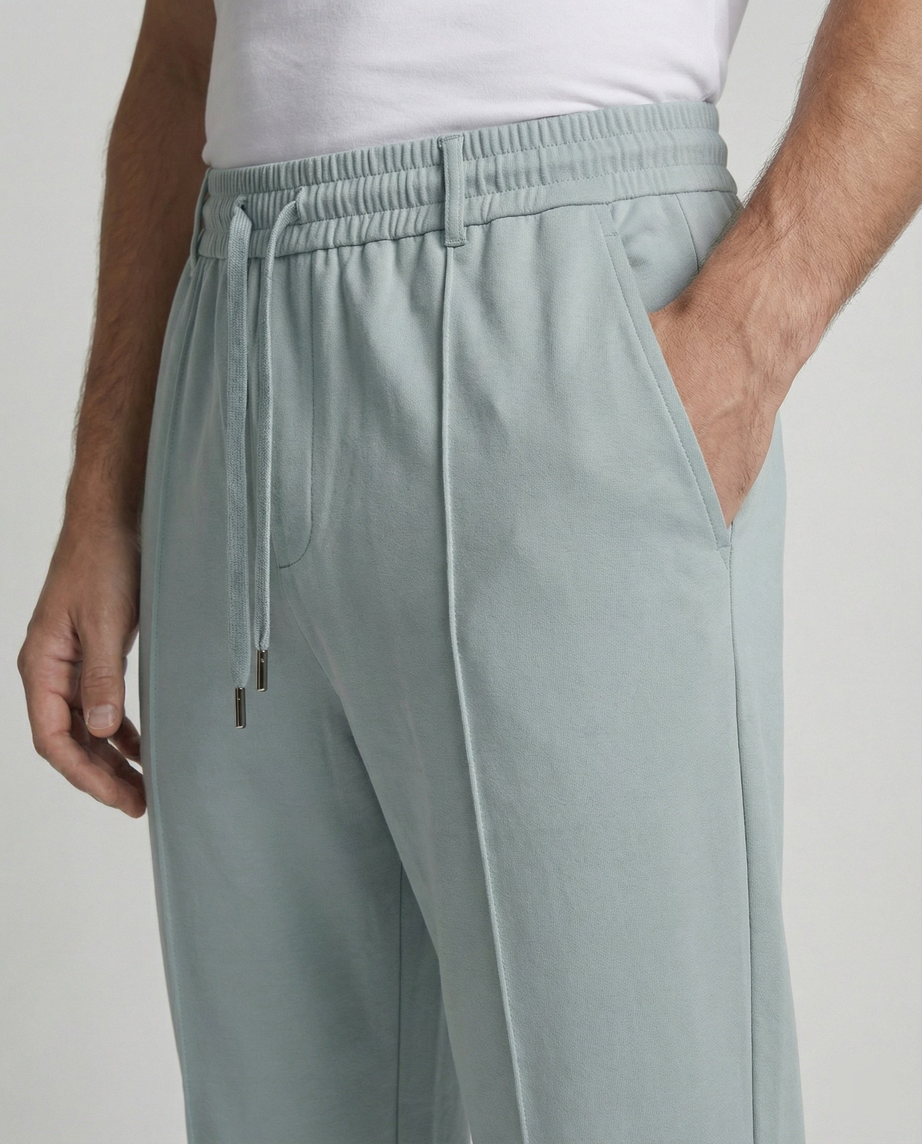 Men's jogging pants sporty with drawstring