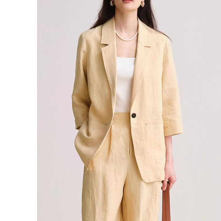Women's Comfortable and Elegant Linen Pants Chichicherry