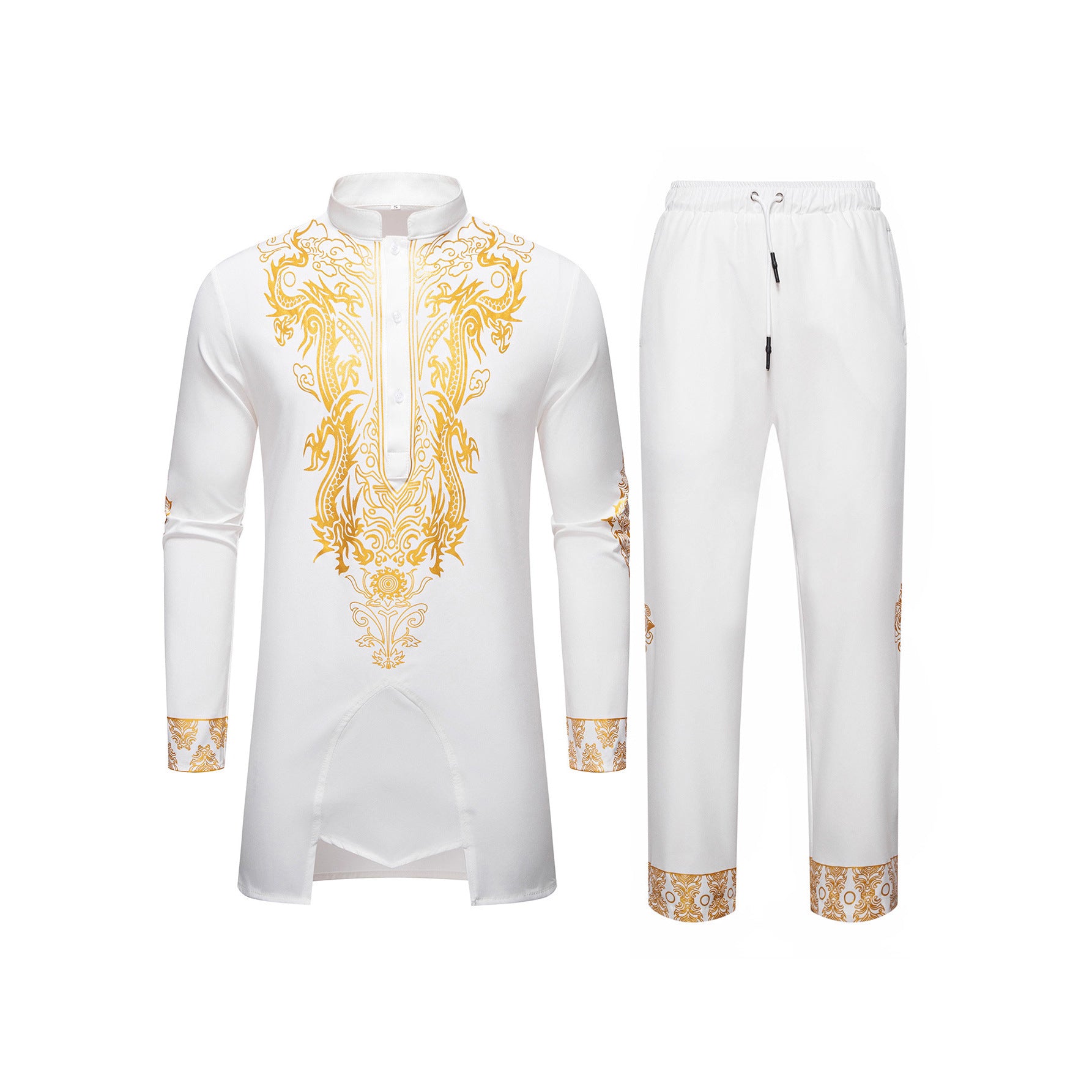 Men's Tunic and Leisure Trousers Set Chichicherry