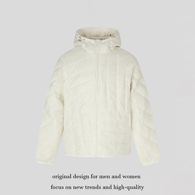 Women’s Padded Oversize Quilted Jacket with Hood and Noise-Reducing Microfiber Outer Material Chichicherry