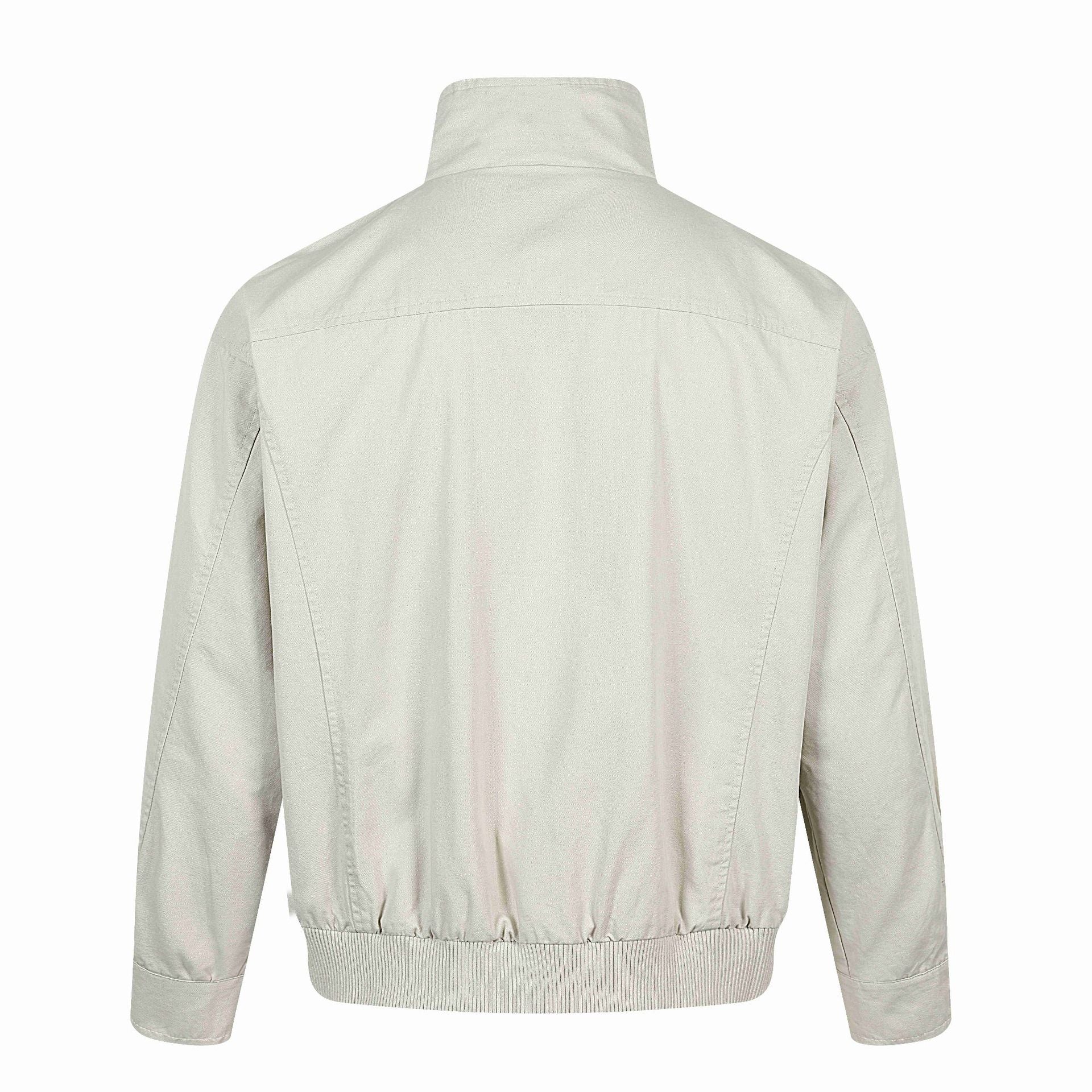 Men's Short Utility Bomber with High Stand Collar, Flap Pockets and Ribbed Cuffs Chichicherry