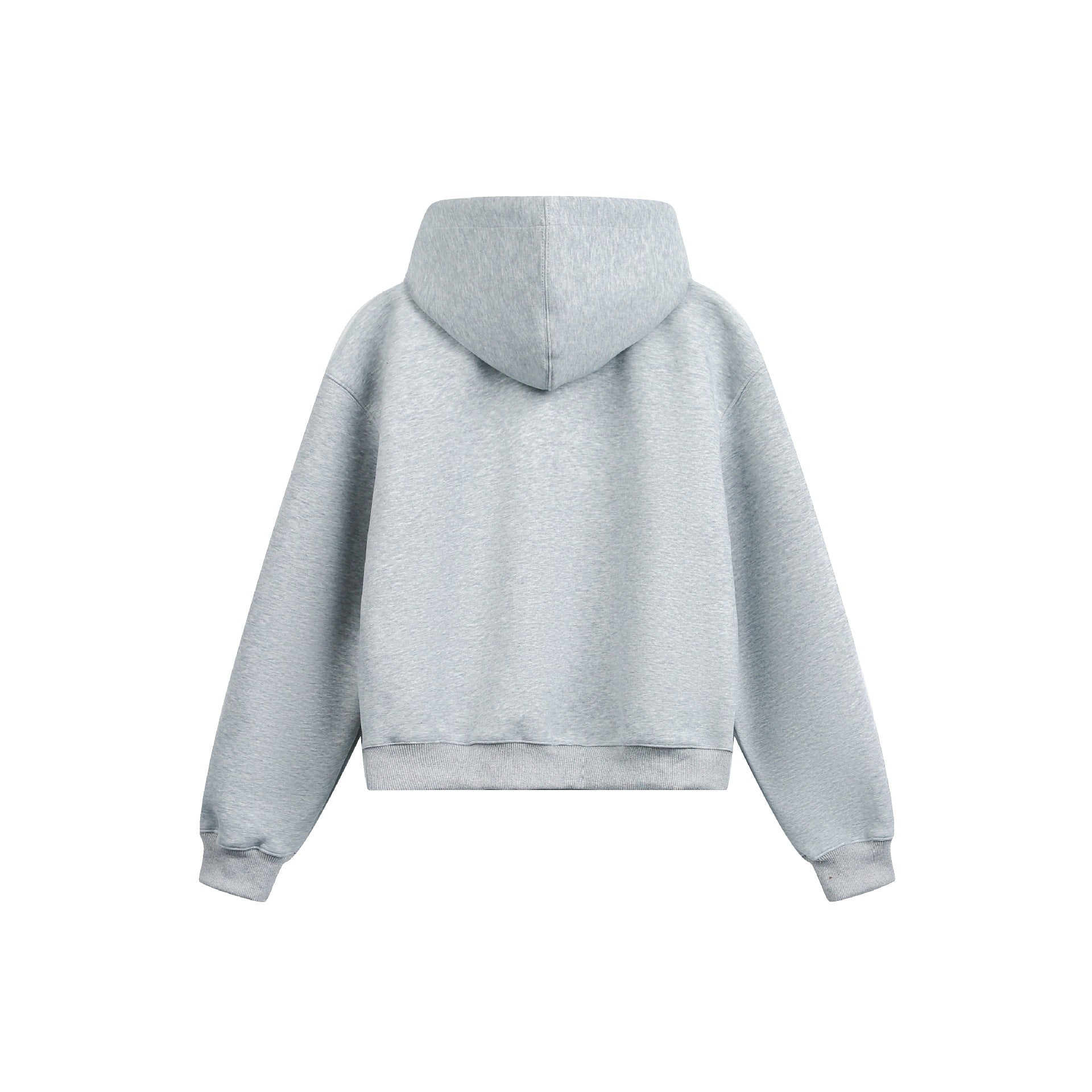 Women's hooded zip jacket in boxy cut with checkered lined hood Chichicherry