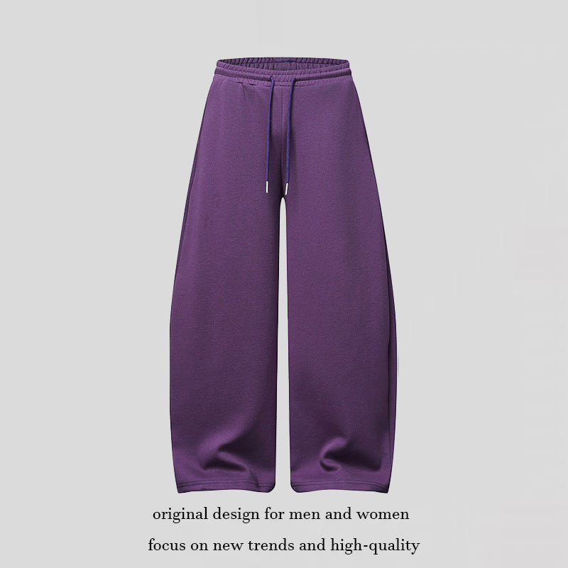 Women's palazzo sweatpants with high elastic waistband, drawstring and extra wide leg Chichicherry