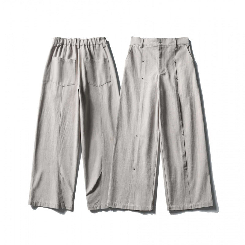 Women Wide High-Waist Culotte Pants made of structured cotton blend Chichicherry