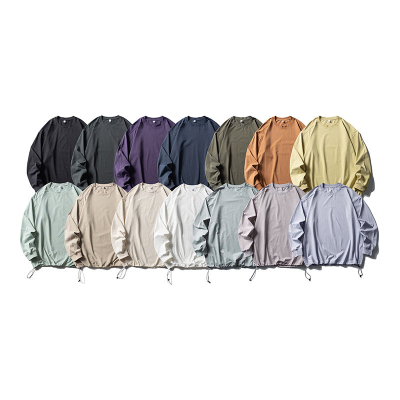 Unisex Oversized Sweatshirt with adjustable drawstring hem, raglan sleeves, and ribbed cuffs Chichicherry