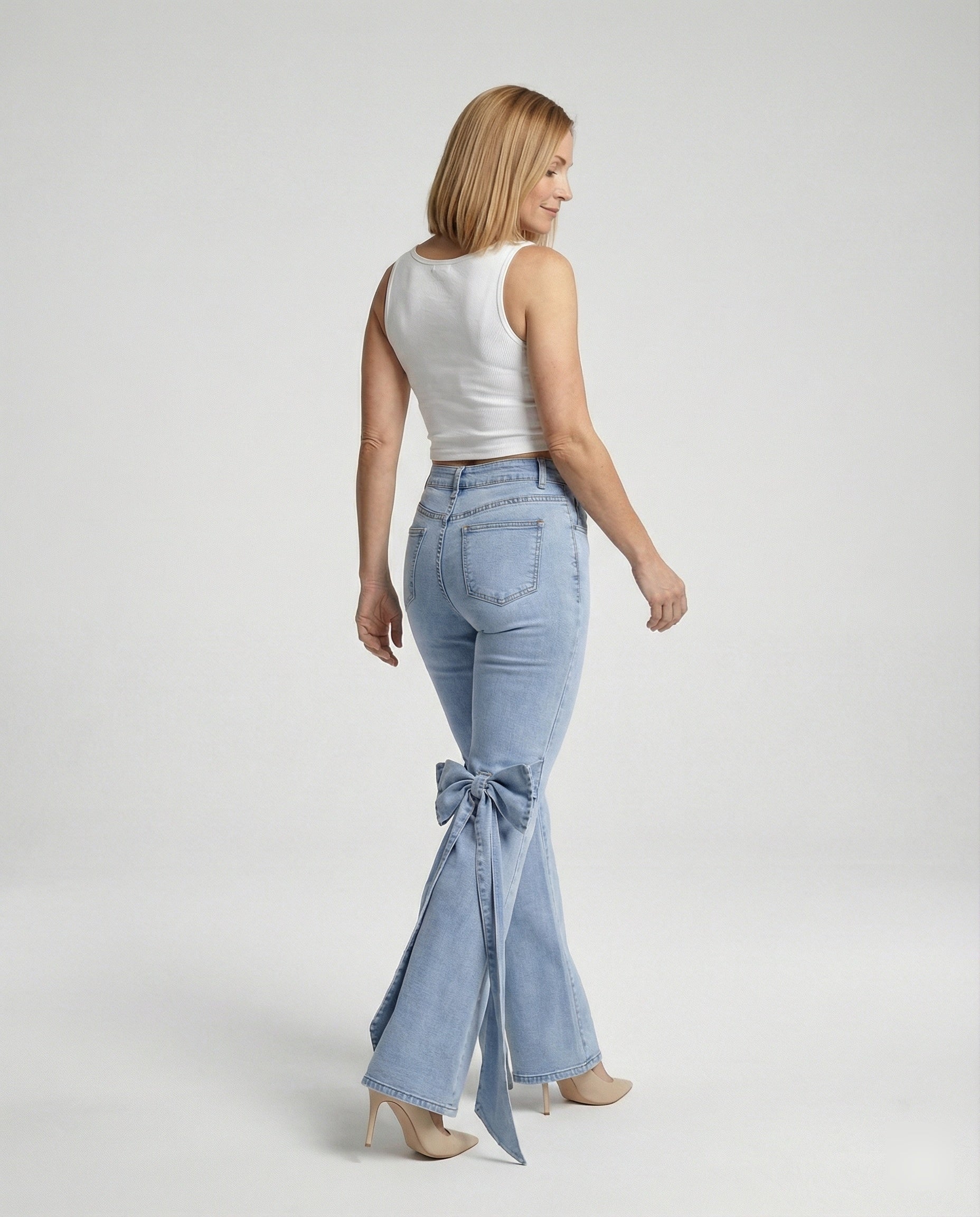 Women Jeans High Waist Flare