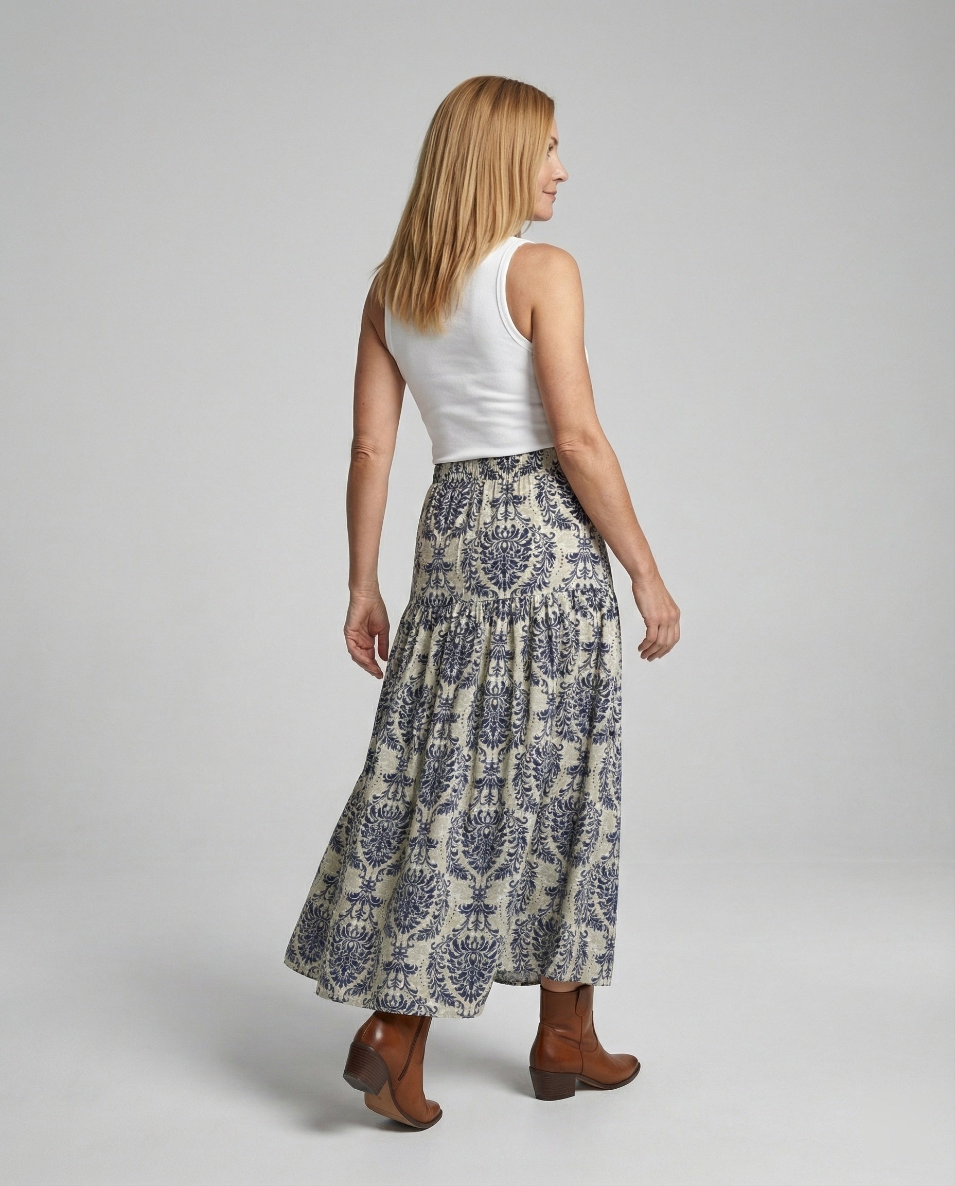 Women’s Maxi Skirt with Print Leisure