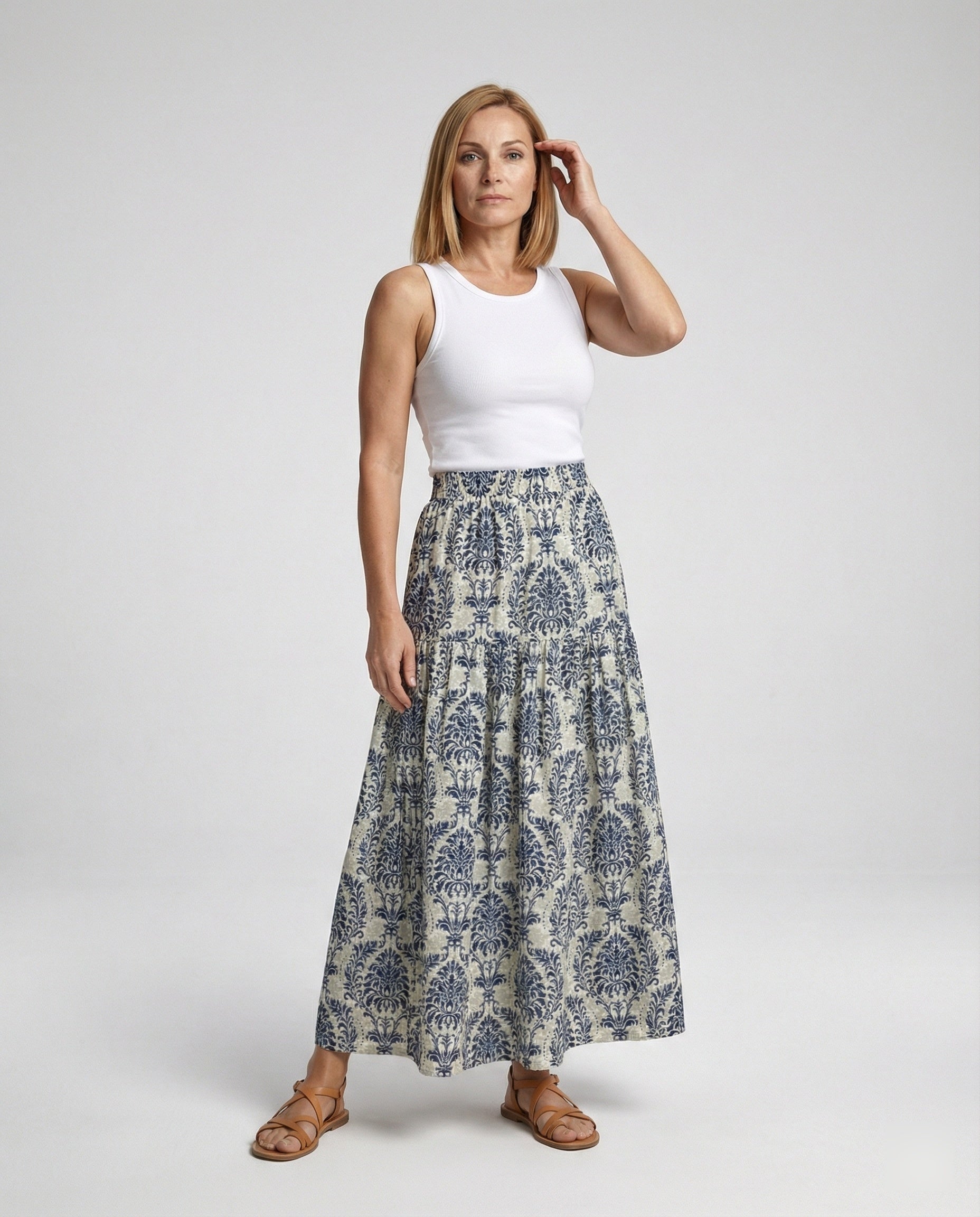Women’s Maxi Skirt with Print Leisure