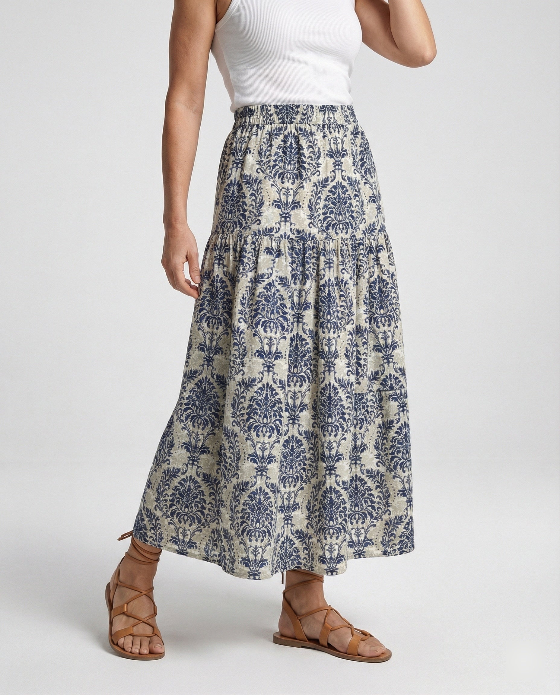 Women’s Maxi Skirt with Print Leisure