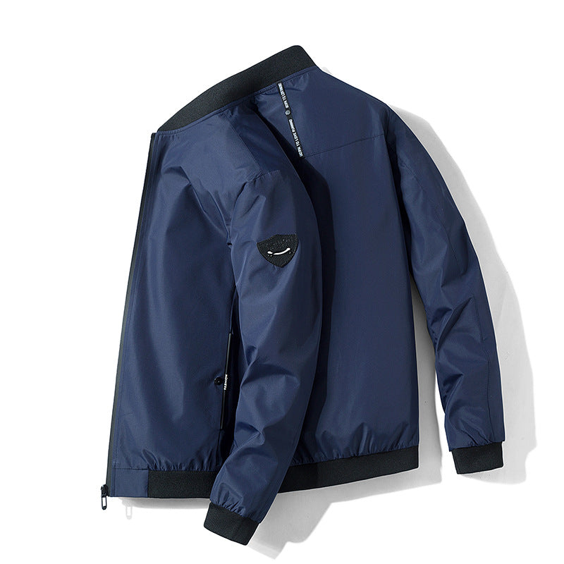 Men's Urban Microfiber Bomber with water-repellent membrane and concealed front zip Chichicherry