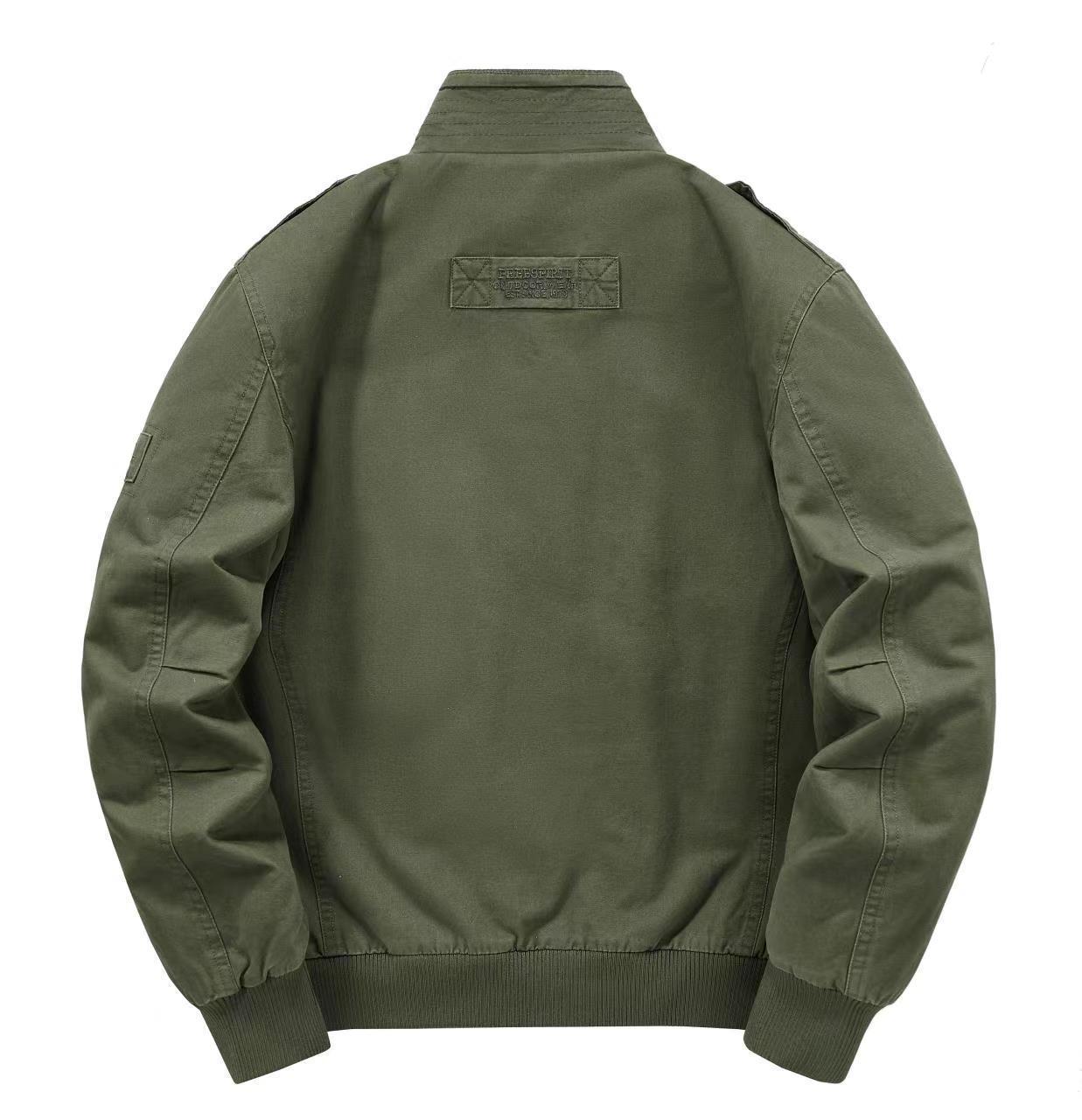 Men's Insulated Field Blouson with Full Teddy Fleece Lining, Concealed Zip Front and Utility Pockets Chichicherry