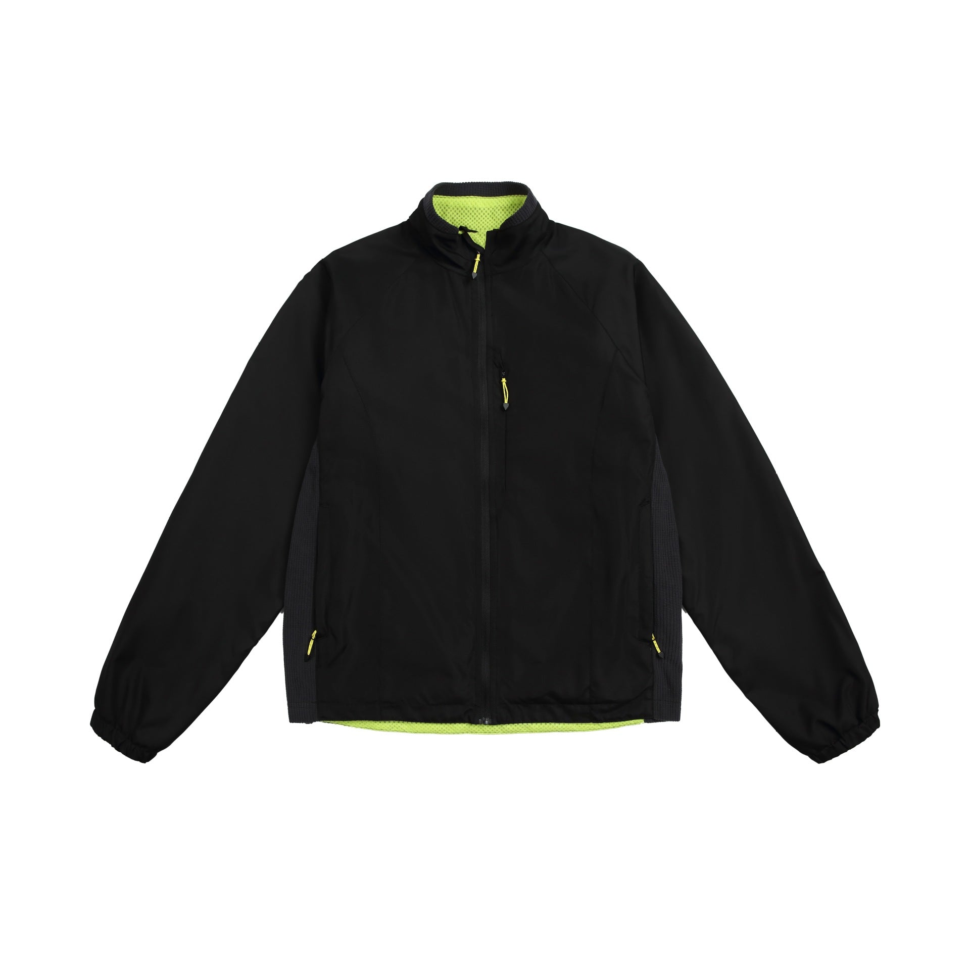 Unisex Lightweight Stand-up Collar Softshell Jacket with Fleece Inner Side and Zipper Pockets Chichicherry