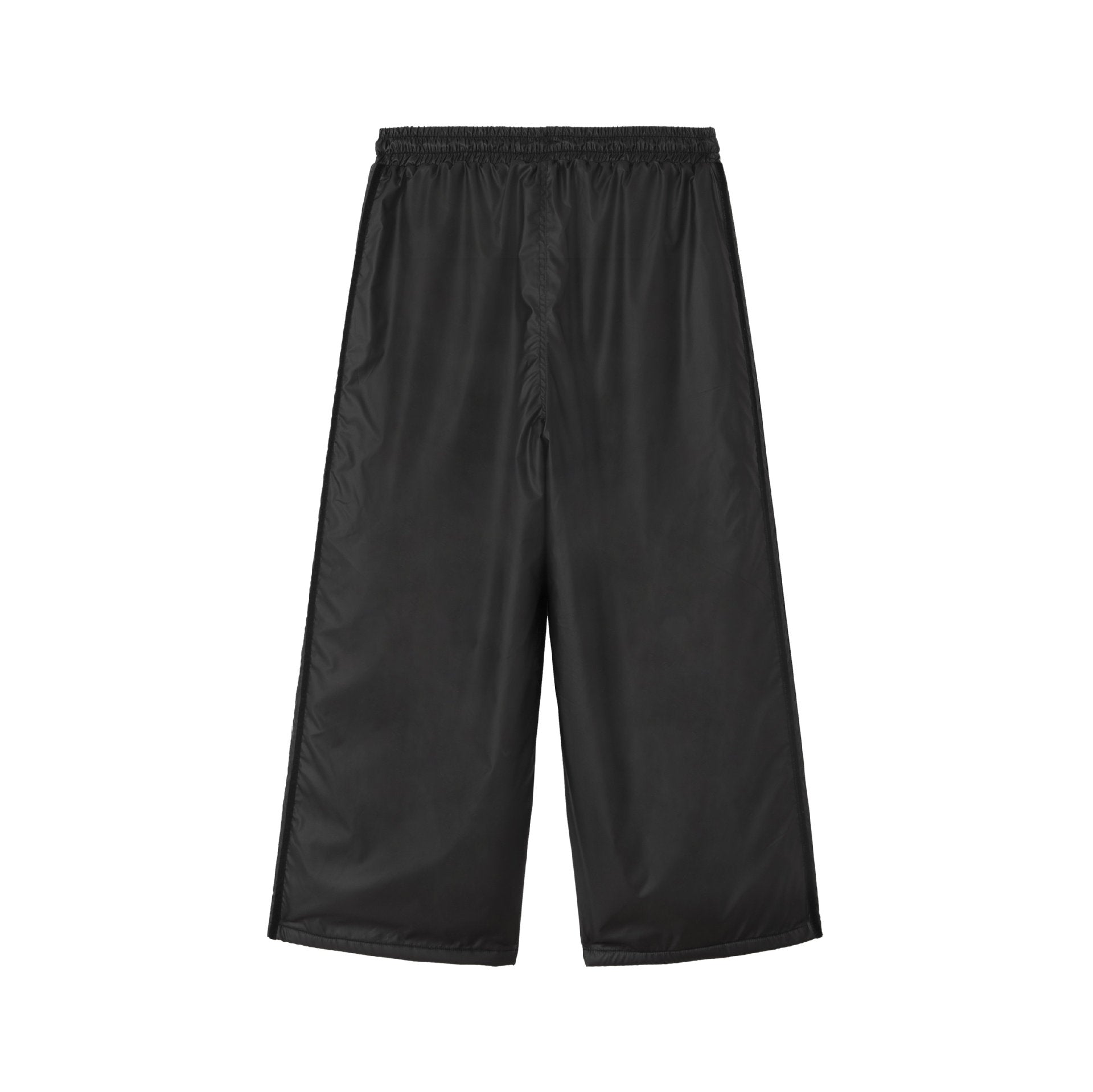 Unisex Loose Technical Nylon Training Pants with Elastic Drawstring and Side Inserts Chichicherry