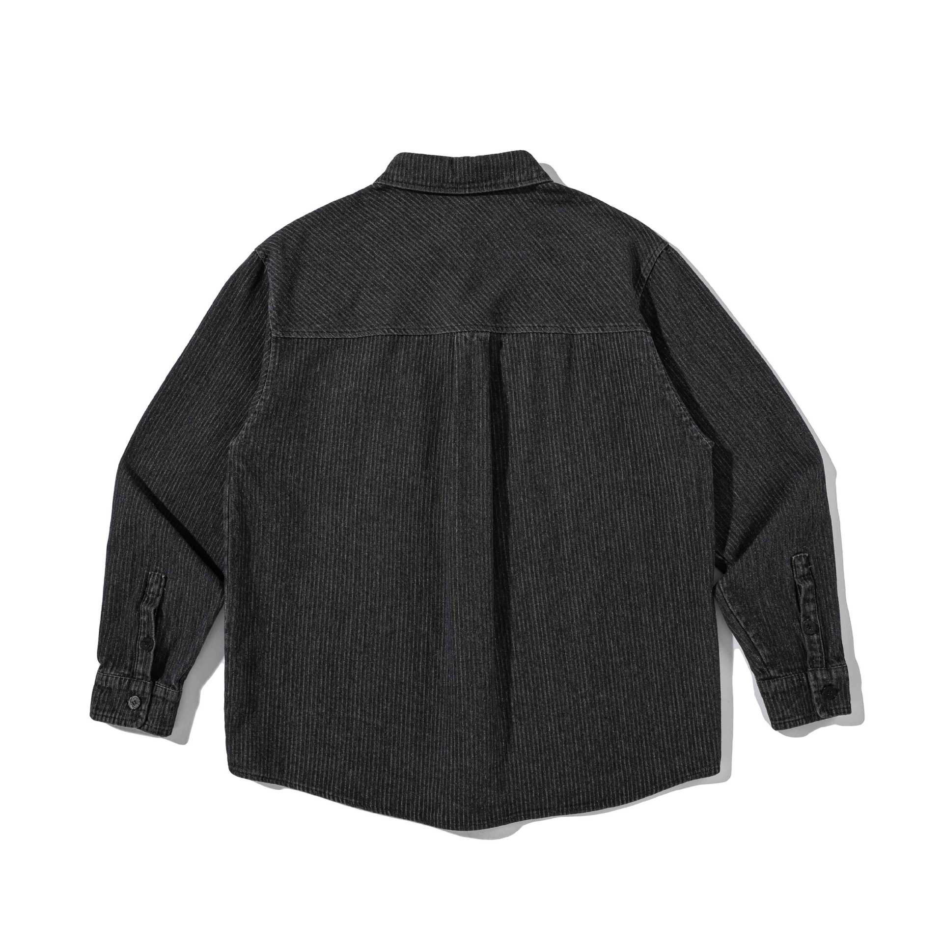 Men's Robust Cord Overshirt in Worker Style with Chest Pocket Chichicherry