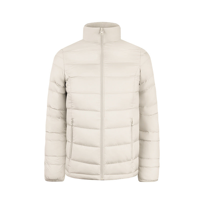 Men's Ultralight Quilted Down-imitating Jacket with Stand-up Collar Chichicherry